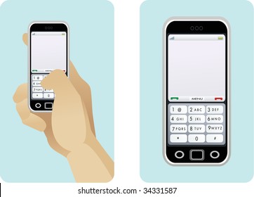 A person sending a text message on a nice cell phone