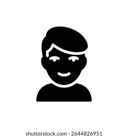 Person Showing Spaced-Out Stare with Soft Smile Expression