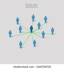 person sign design , work position