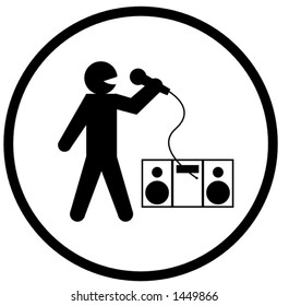 Karaoke-Gesangssymbol