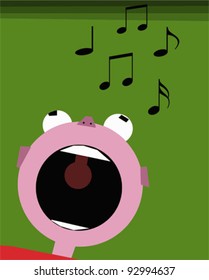 Person Singing Vector Design Stock Vector (Royalty Free) 92994637 ...