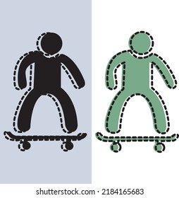 person in skate sport on wheels