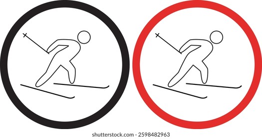 A person is skiing down a snowy slope
