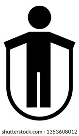 Person Skipping Rope Vector Icon
