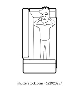 person sleeping icon image 