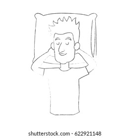 person sleeping icon image 