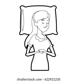 person sleeping icon image 
