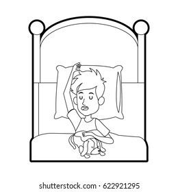 person sleeping icon image