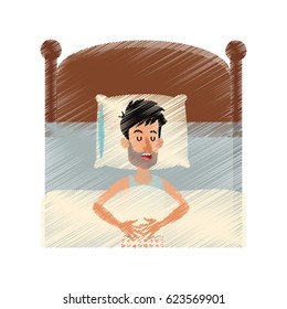 person sleeping icon image 