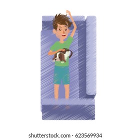 person sleeping icon image 
