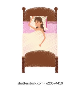 person sleeping icon image 