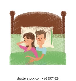 person sleeping icon image 