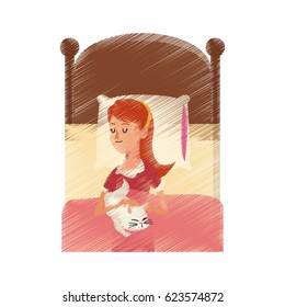person sleeping icon image 