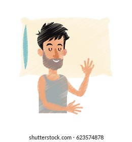 person sleeping icon image 