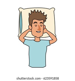 person sleeping icon image 