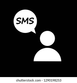 Person sms icon