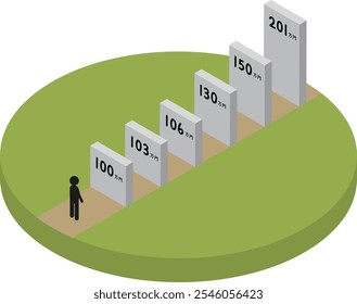 uma pessoa em pé na frente de muros de renda