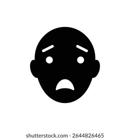 Person with Startled Face and Dropped Jaw Showing Shock