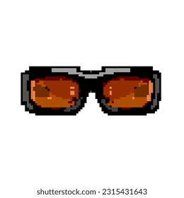 person sunglasses men game pixel art retro vector. bit person sunglasses men. old vintage illustration