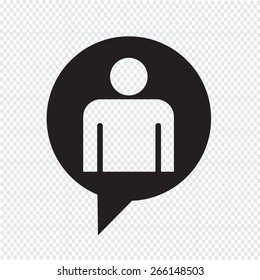 Person symbol , User sign icon