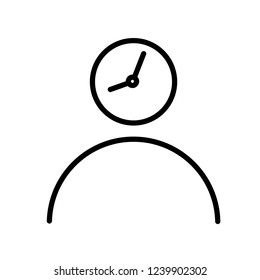 Person time icon 