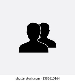 person two icon sign signifier vector