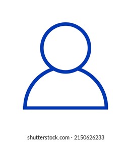 Person, user icon vector trendy