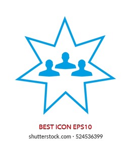 person, the user, vector icon, eps10