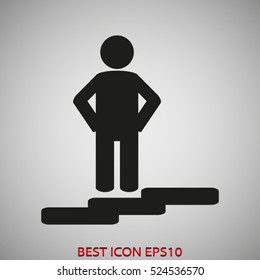 person, the user, vector icon, eps10