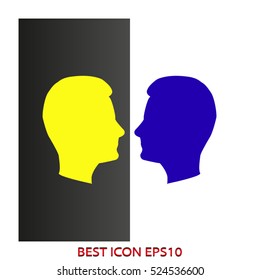 person, the user, vector icon, eps10