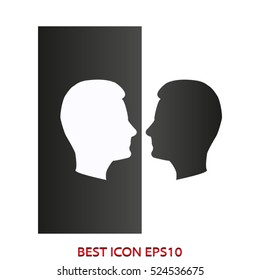 person, the user, vector icon, eps10