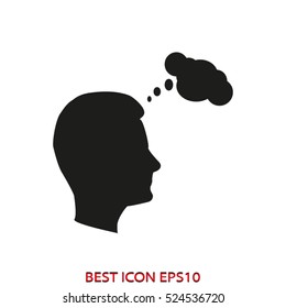person, the user, vector icon, eps10