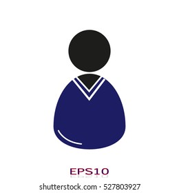person, the user, vector icon, eps10
