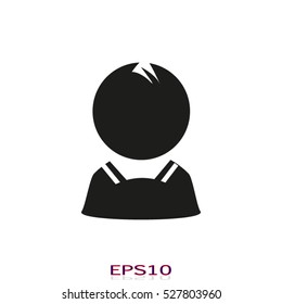 person, the user, vector icon, eps10