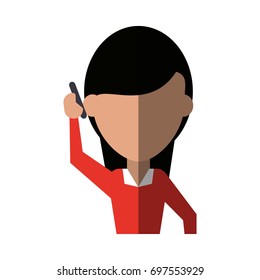 person using phone icon image