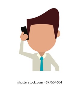 person using phone icon image