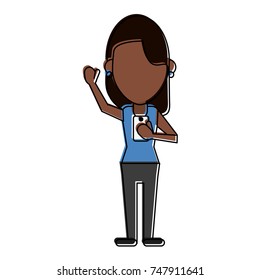 person using phone icon image
