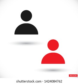 person Vector icon . Lorem Ipsum Illustration design