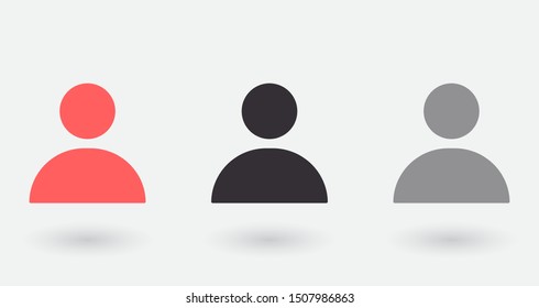 person Vector icon . Lorem Ipsum Illustration design