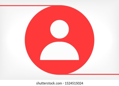 person Vector icon . Lorem Ipsum Illustration design