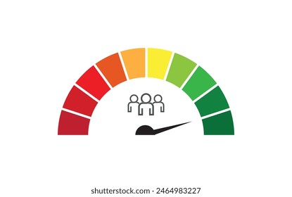 Person vector icon on white background