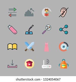 person vector icon set