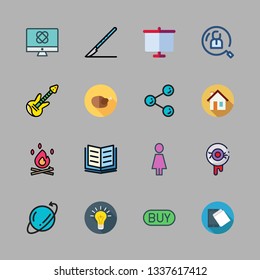person vector icon set