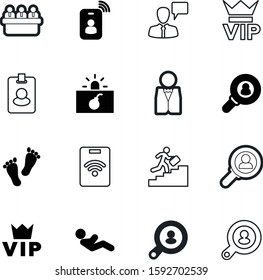 person vector icon set such as: toe, trainer, ambition, metal, motivation, detector, nfc, food, physical, start, hiring, exclusive, serve, bubble, hand, colleagues, stairs, suitcase, catering, chat