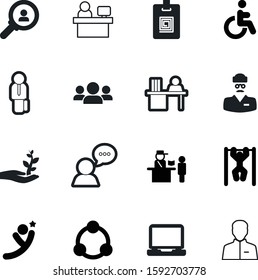 Person Vector Icon Set Such As: Tag, Digital, Surgeon, Diversity, Admin, Ecology, Doc, Case, Employer, Fresh, Consumer, Set, Glyph, Happy, Hospital, Control, Family, Disability, Disable