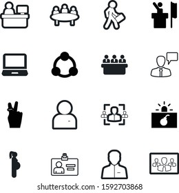 person vector icon set such as: badge, medical, think, scanner, public, running, computer, up, transportation, chart, control, pregnant, blank, girl, logo, baby, laptop, lifestyle, hands, card