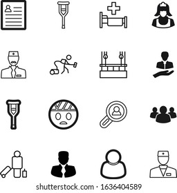 person vector icon set such as: leader, trip, member, cleaning, eye, customers, woman, shopping, holiday, services, round, executive, vacation, dangerous, fun, bandage, mop, supervisor, badge