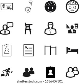 person vector icon set such as: currency, money, building, commercial, electric, woman, emoticon, wealth, document, access, household, skateboard, address, communication, simple, accounting, urban
