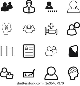 person vector icon set such as: healthcare, pictogram, creative, data, modern, success, strength, inspiration, yellow, cheque, banking, damage, knowledge, emoticon, cross, hotel, cash, investment