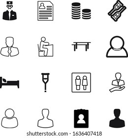 person vector icon set such as: supervisor, color, users, horizontal, motel, athlete, student, home, coin, outline, mattress, exercise, hostel, bathroom, income, female, gender, physician, tax